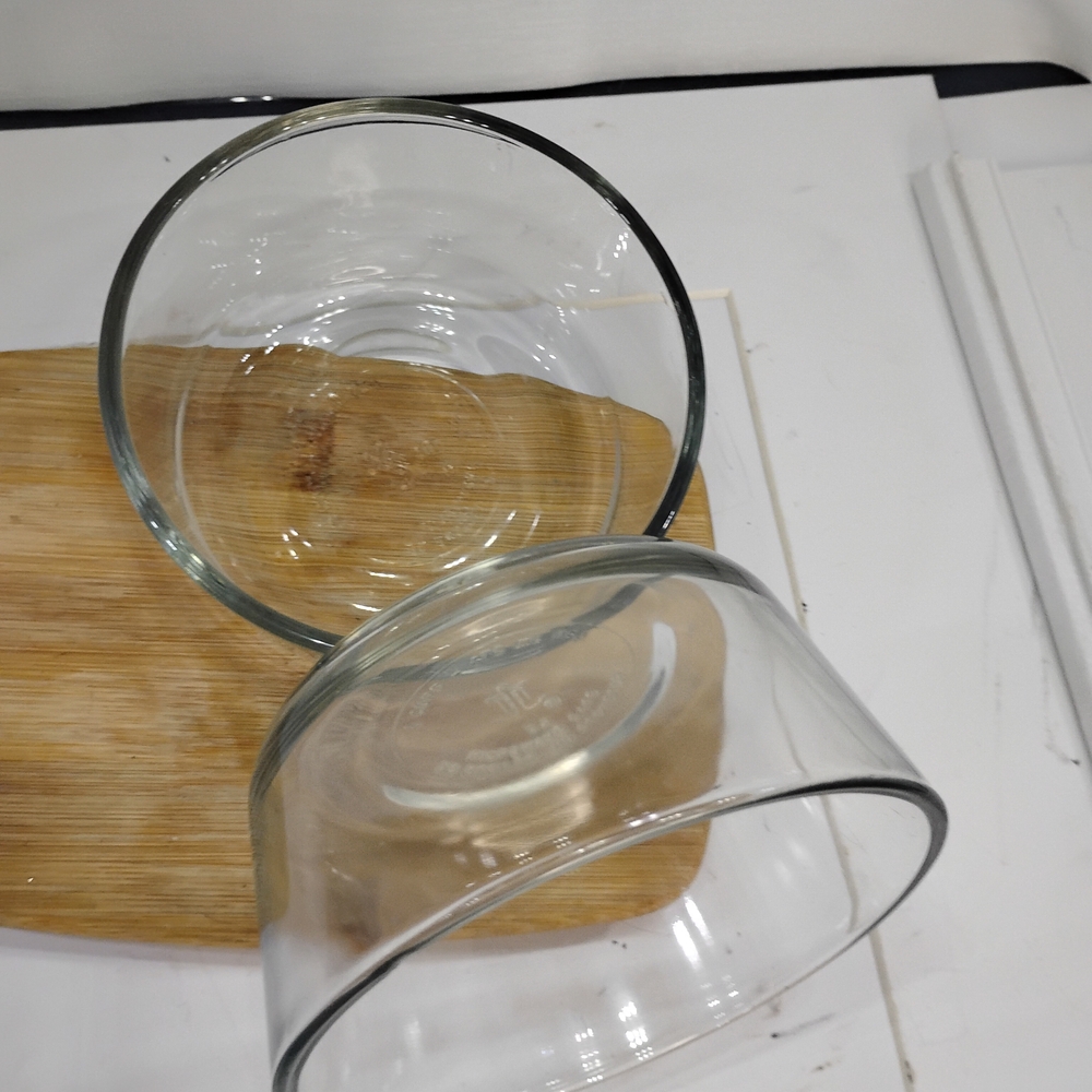 Anchor Hocking Clear Glass Food Storage Bowls